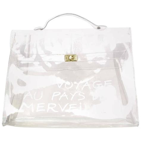 hermes clear vinyl kelly|hermes kelly bag accessories.